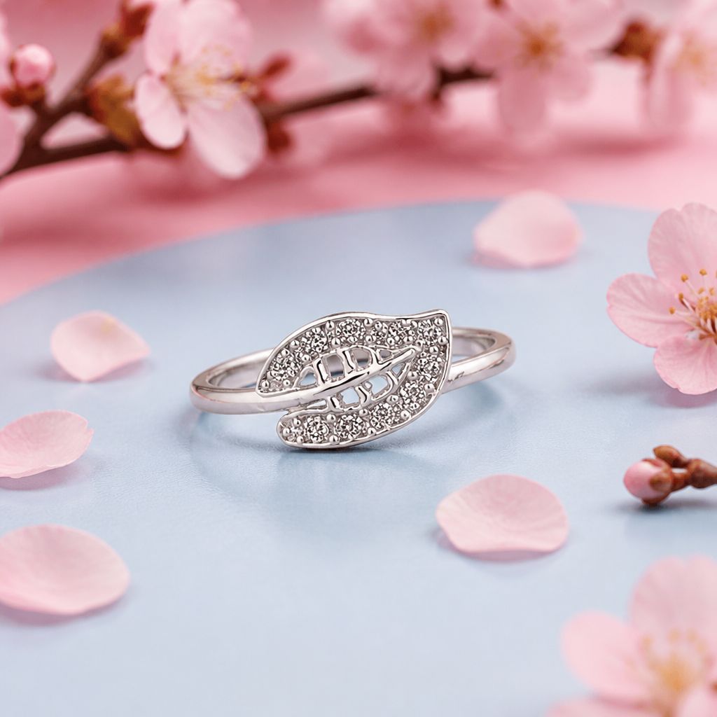 ANILLO HOJITA VARIAS MEDIDAS, PLATA .925
