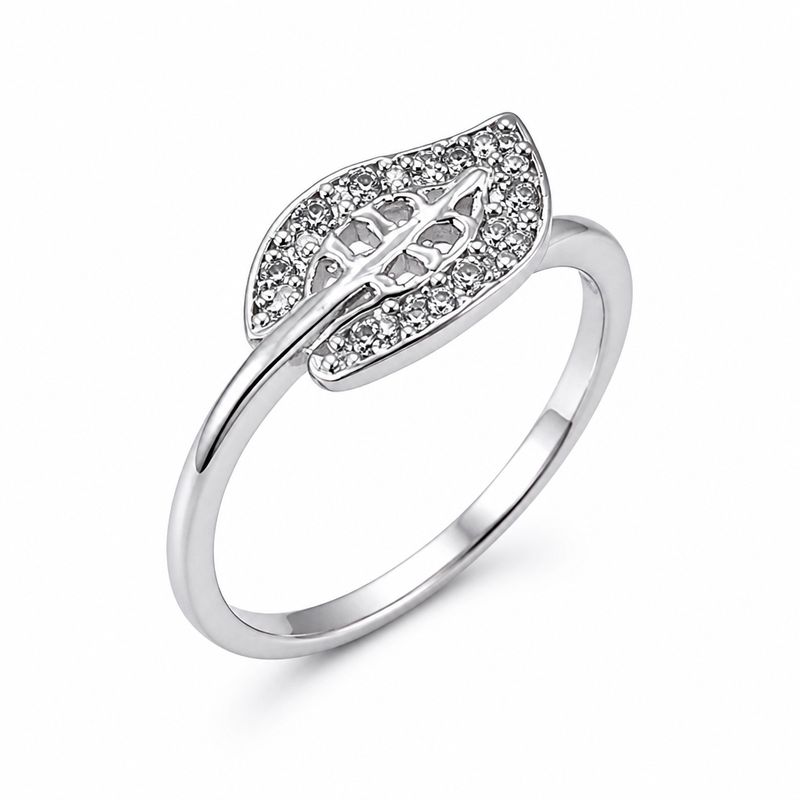 ANILLO HOJITA VARIAS MEDIDAS, PLATA .925