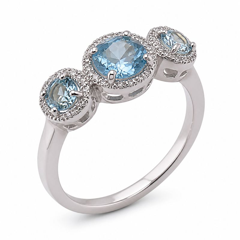 ANILLO FANCY AZUL CIELO, VARIAS MEDIDAS, PLATA .925