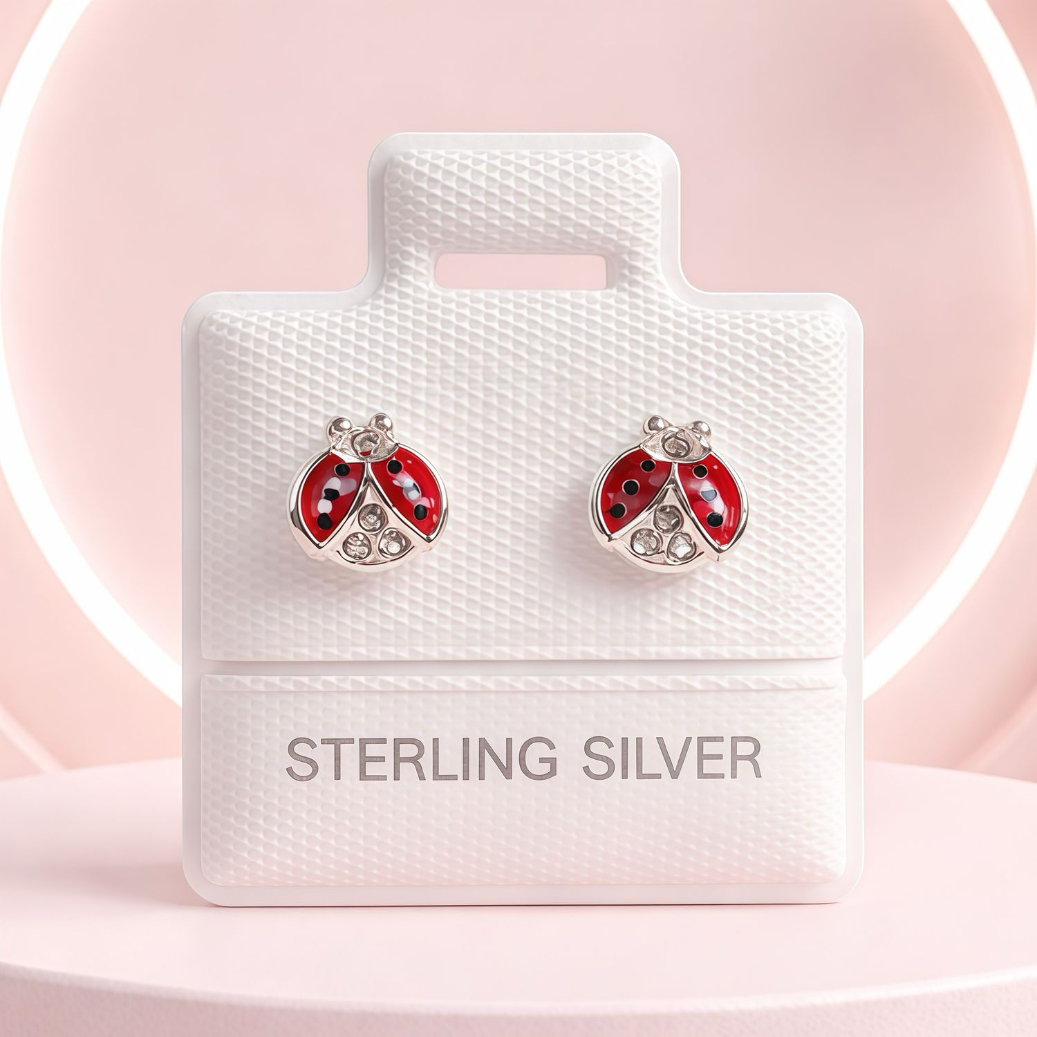 BROQUEL CATARINA, ESMALTADA BROCHE BOLITA, PLATA .925