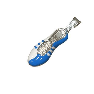 Dije Zapato Deportivo Soccer medidas 3.5 cm Plata Italiana 925