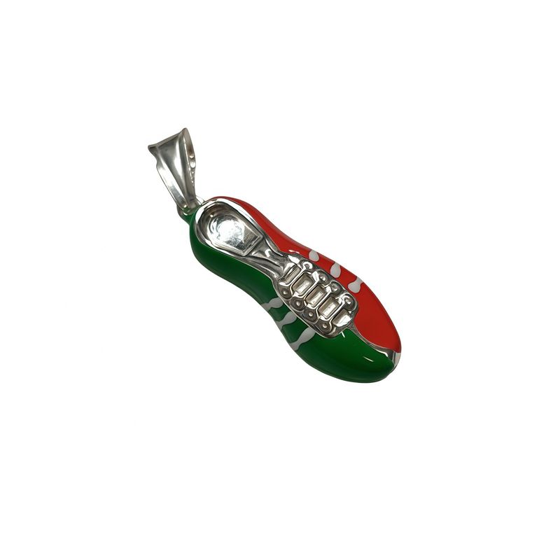 Dije Zapato Deportivo Soccer medidas 3.5 cm Plata Italiana 925