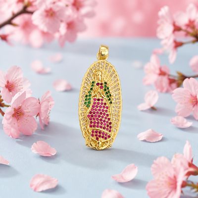 Dije Virgegen de Guadalupe Micropabe con Chapa de oro en Plata 925 Italiana. Mide 4cm ideal para cadenas delgadas de 2 mm o menos Dije Virgegen de Guadalupe Micropabe con Chapa de oro en Plata 925 Italiana. Mide 4cm ideal para cadenas delgadas de 2 mm o menos