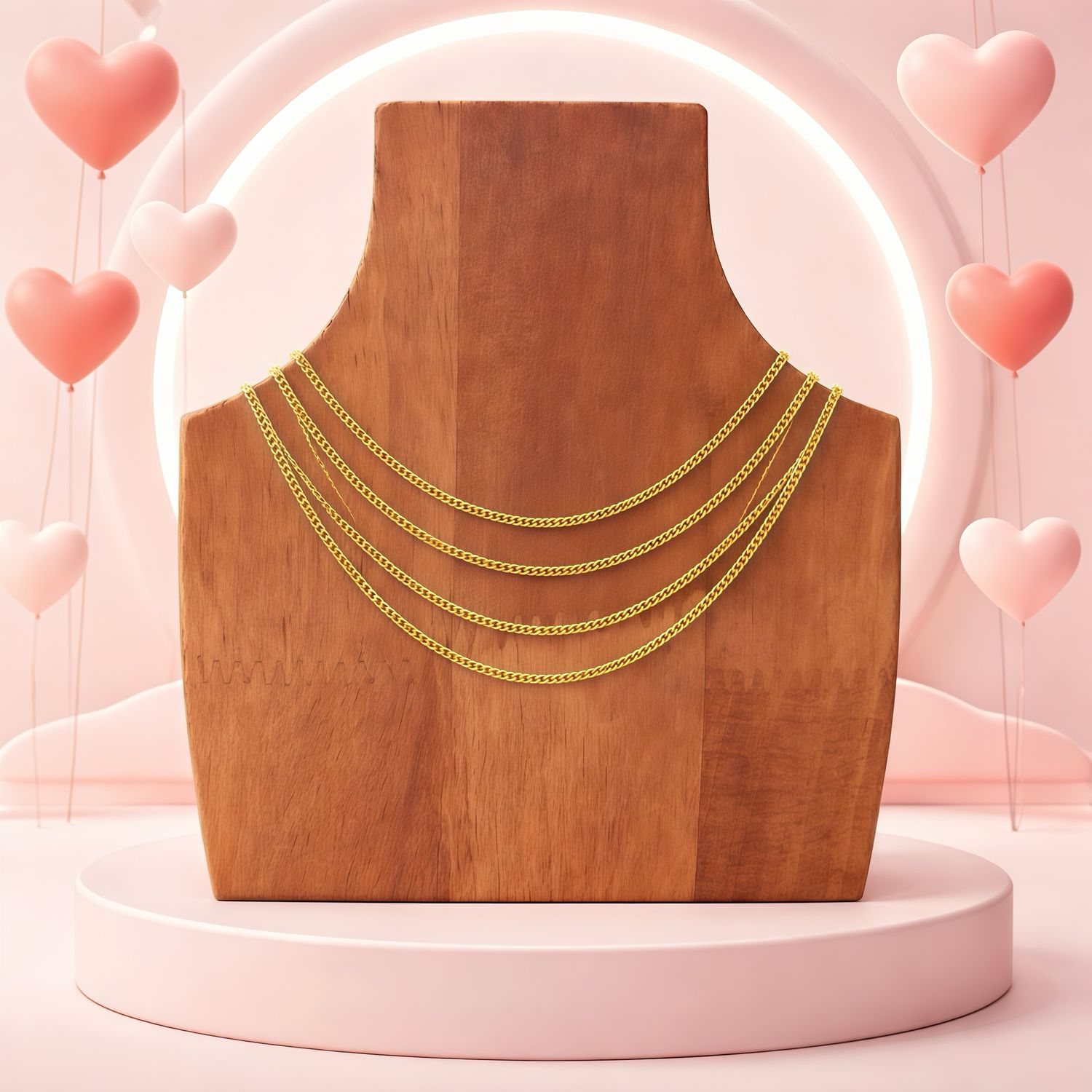 Baby Monaco Chain 2MM wide x 18" long with gold plating on Italian 925 silver