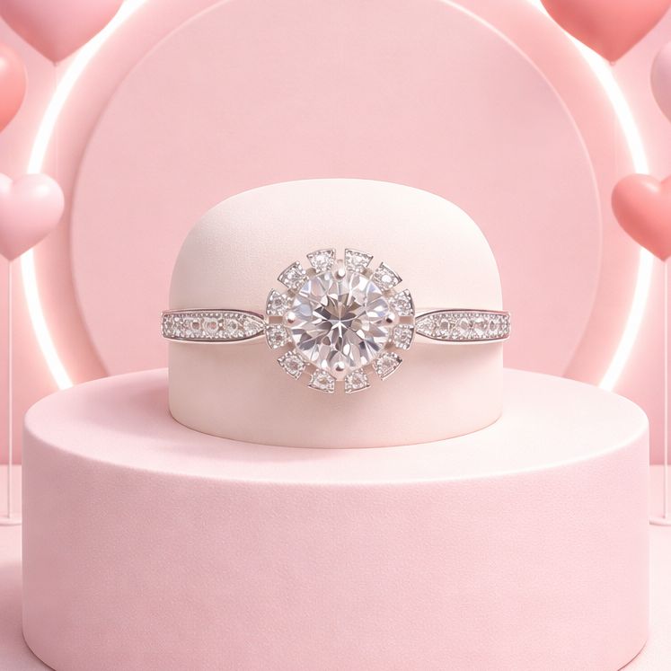 Anillo Compromiso Zirconias Super fancy talla disaponible # 10, plata 925 Italiana