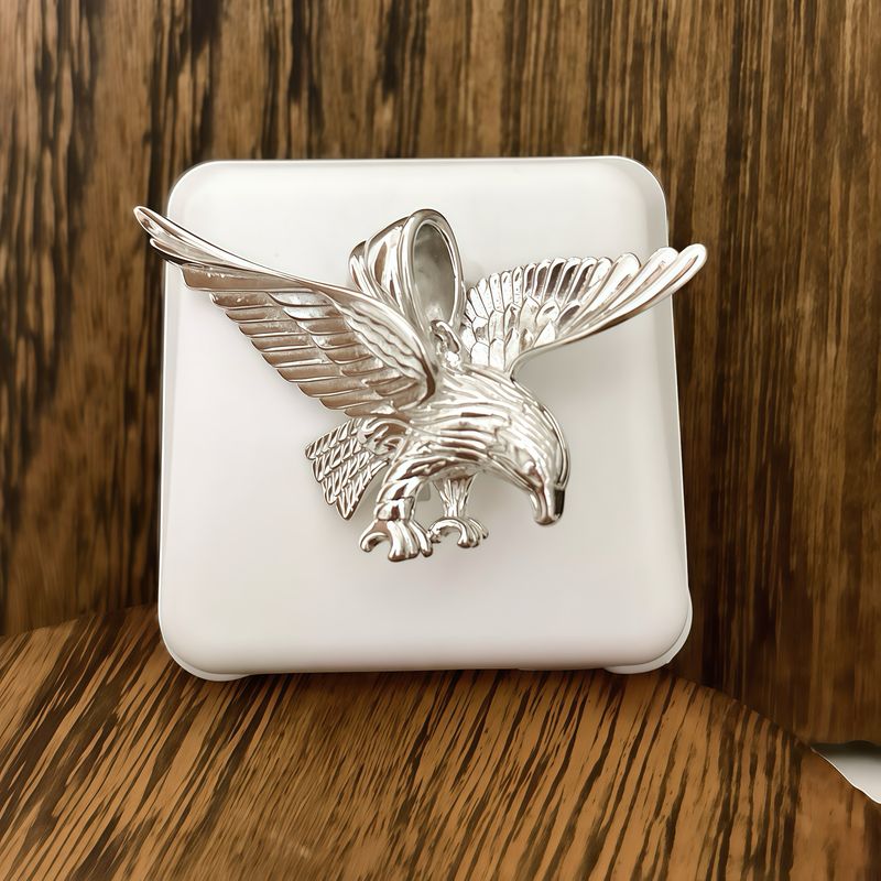 Dije aguila 3d mide 4 CM, Plata Mexicana 925
