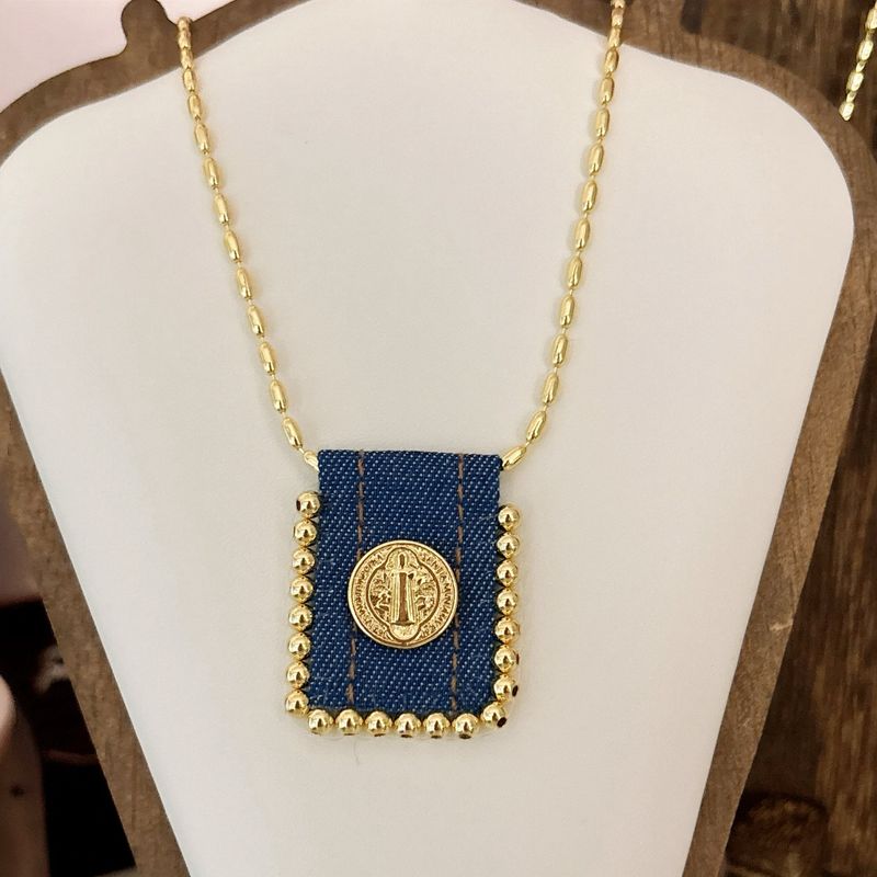 Collar Escapurario Demi Brass Plated San Benito
