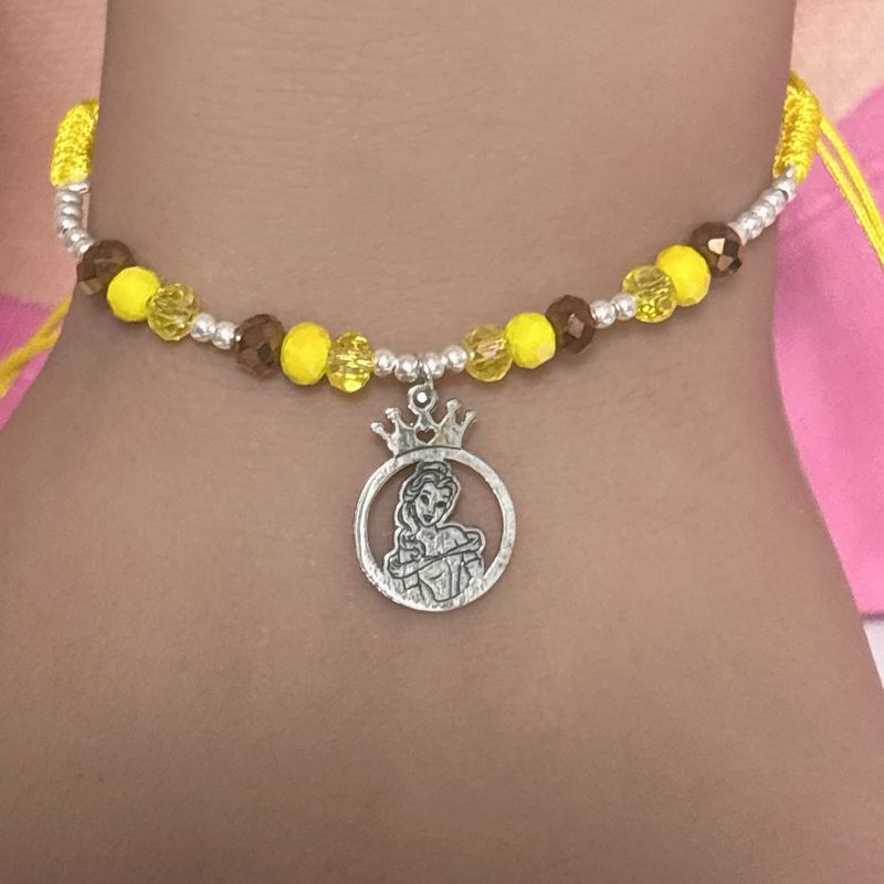 Pulsera Hilo Princesa para ninas con Plata 925