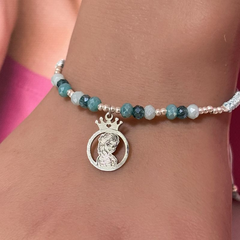 Pulsera Hilo Princesa para ninas con Plata 925