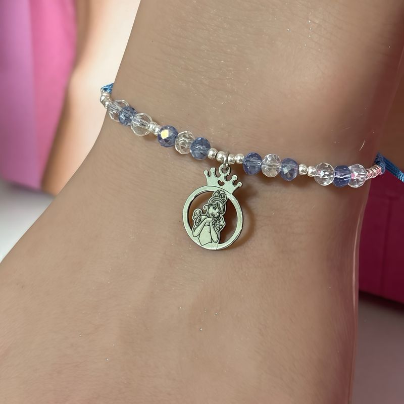 Pulsera Hilo Princesa para ninas con Plata 925