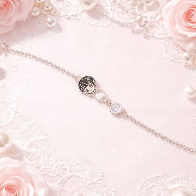 Pulsera para Nina 5.5" KP, Plata 925 Mexicana
