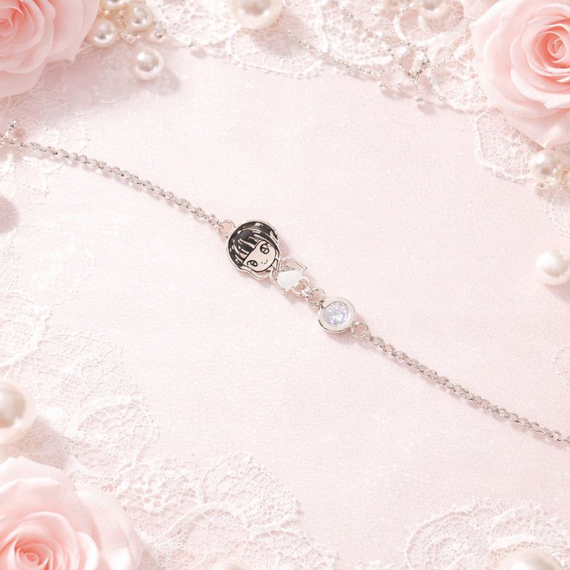 Pulsera para Nina 5.5" KP, Plata 925 Mexicana