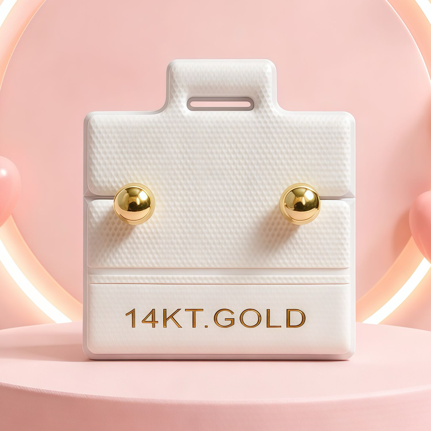 Broquel Dormilona #4mm Oro 14K. MX