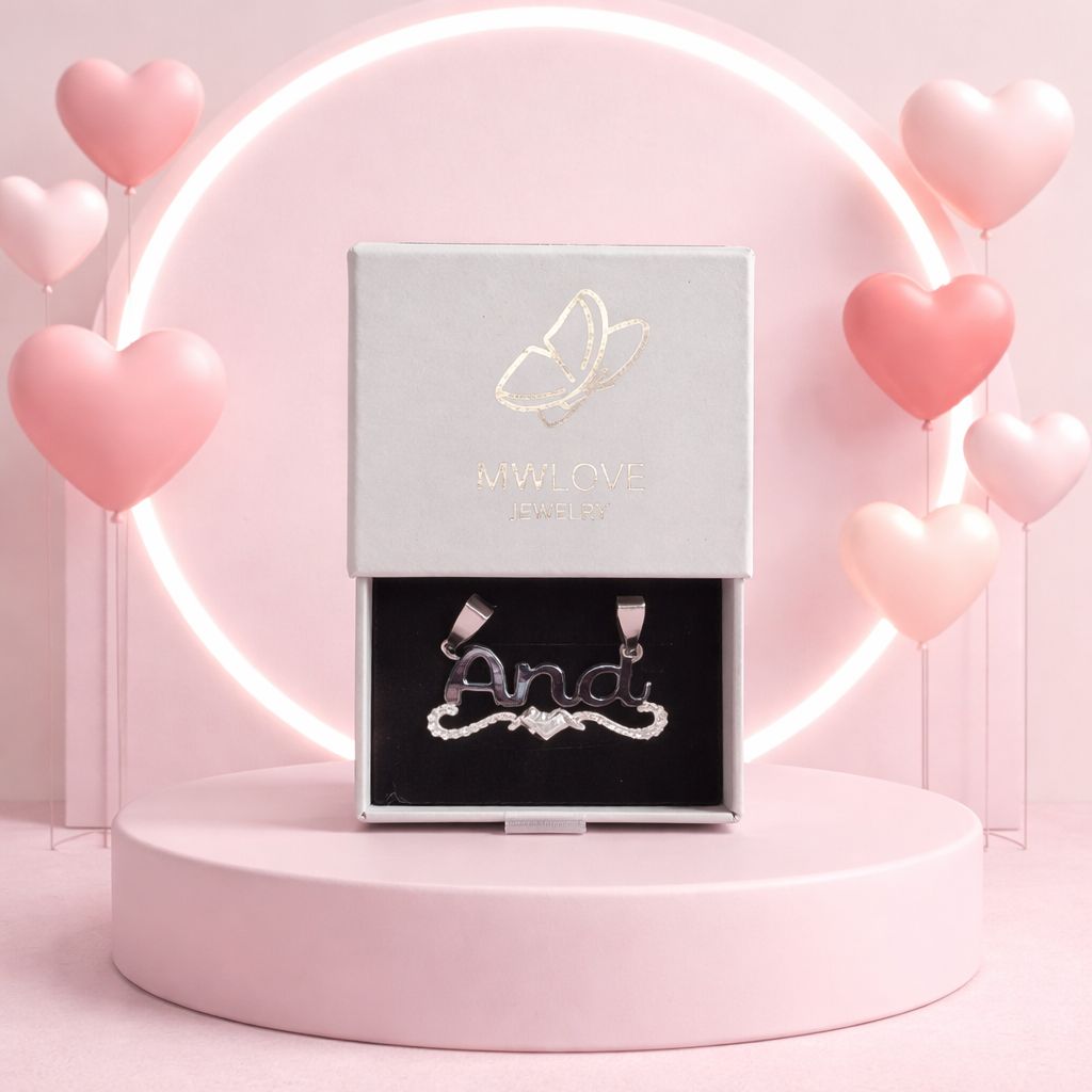 Dije Nombre Ana mide 3.5cm  Plata 925 MX