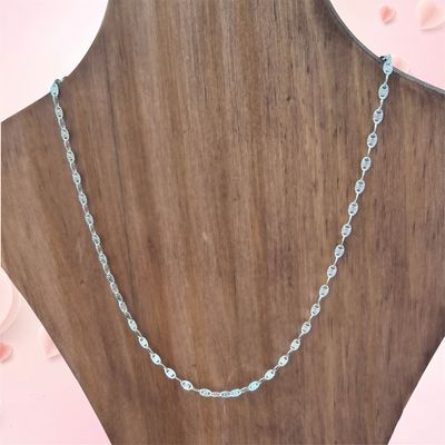 Cadena Estrella  2.5MM de ancho, 22" de largo  Plata 925, MX