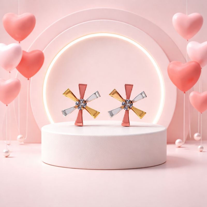 Broquel Margarita Oro  Florentino 14 K