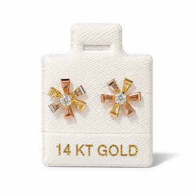 Broquel Margarita Oro  Florentino 14 K