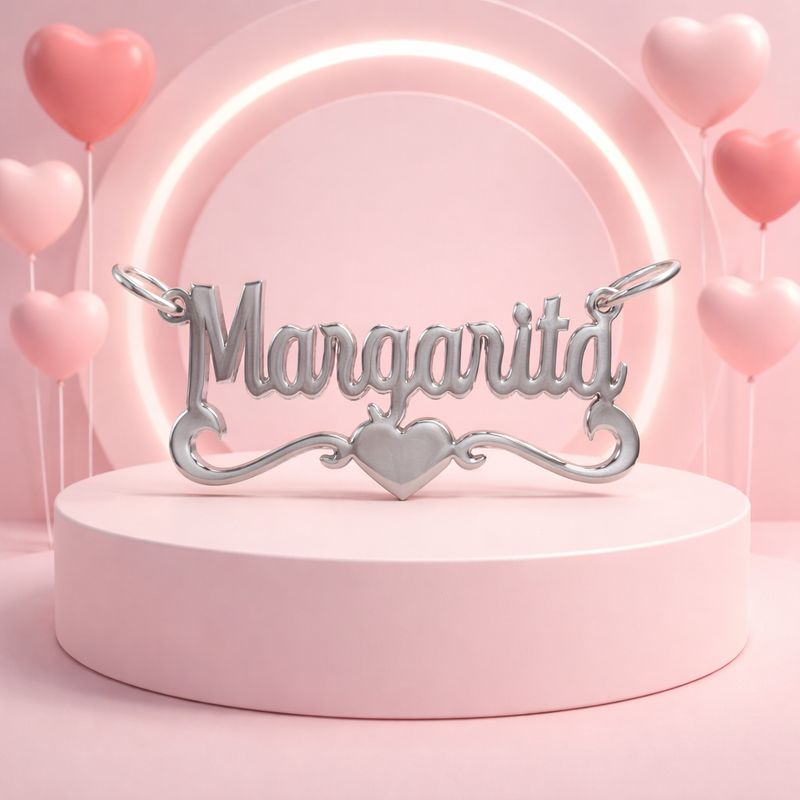 Dije "Margarita" 3.5cm Plata 925 MX