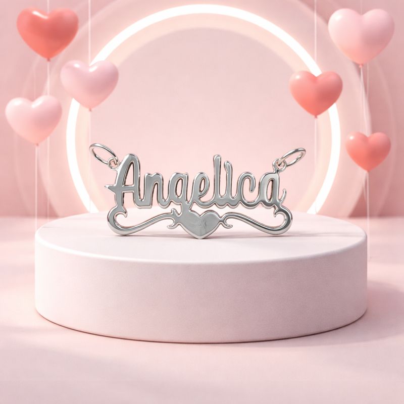 Dije "Angelica" 3.5cm Plata 925 MX