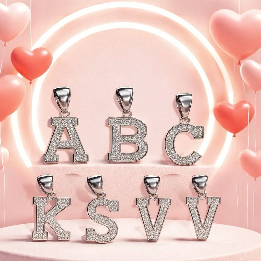 Letra Micropabe "Y'' Mide 2cm Plata 925 Italiana