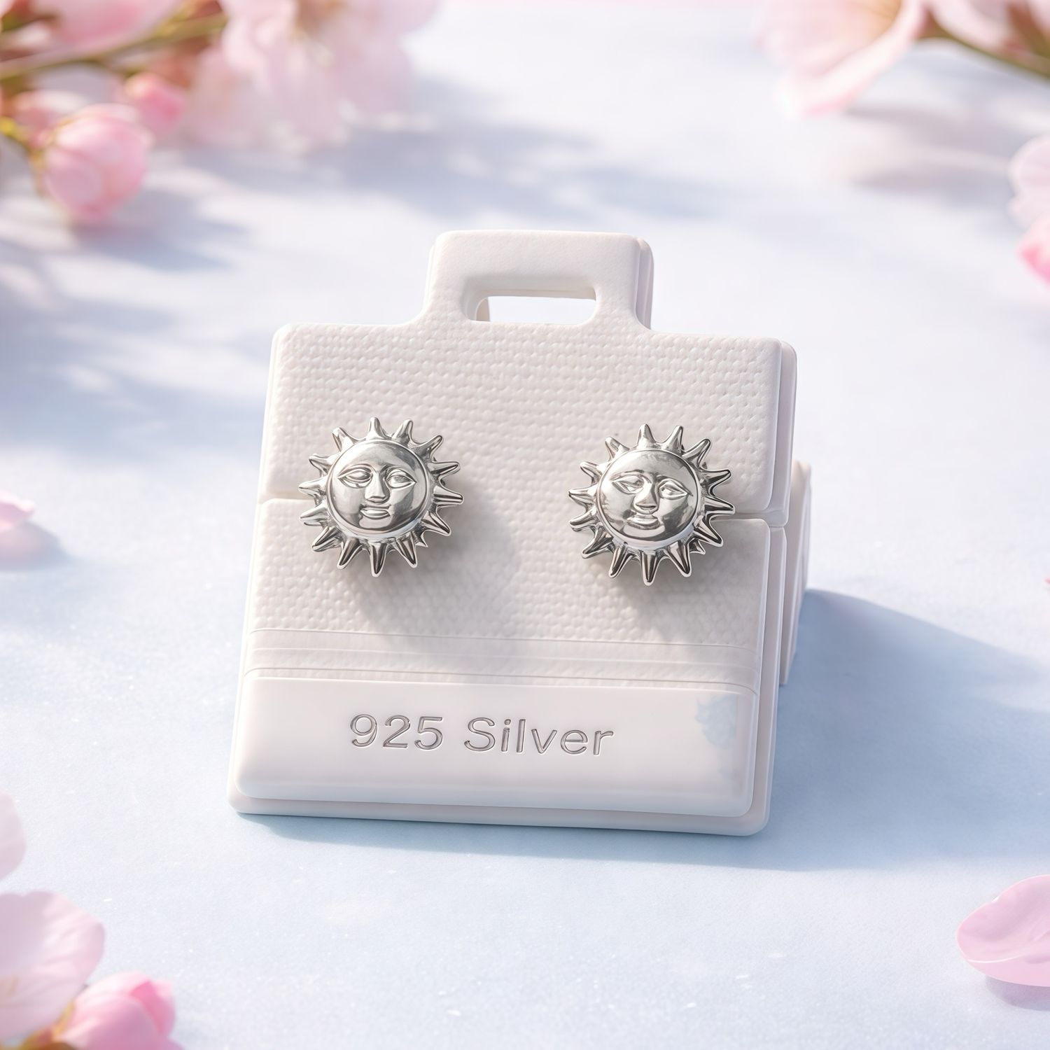 Broquel Solecito Satinado Plata 925 MX