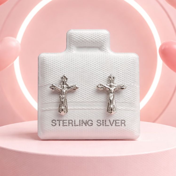 Broquel Cruz Cristo Plata 925 MX