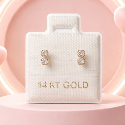 Broquel Tu y YO Oro 14K