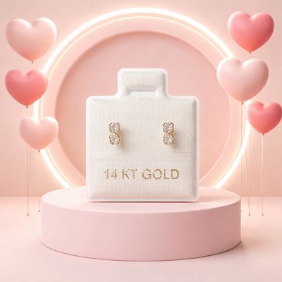 Broquel Tu y YO Oro 14K