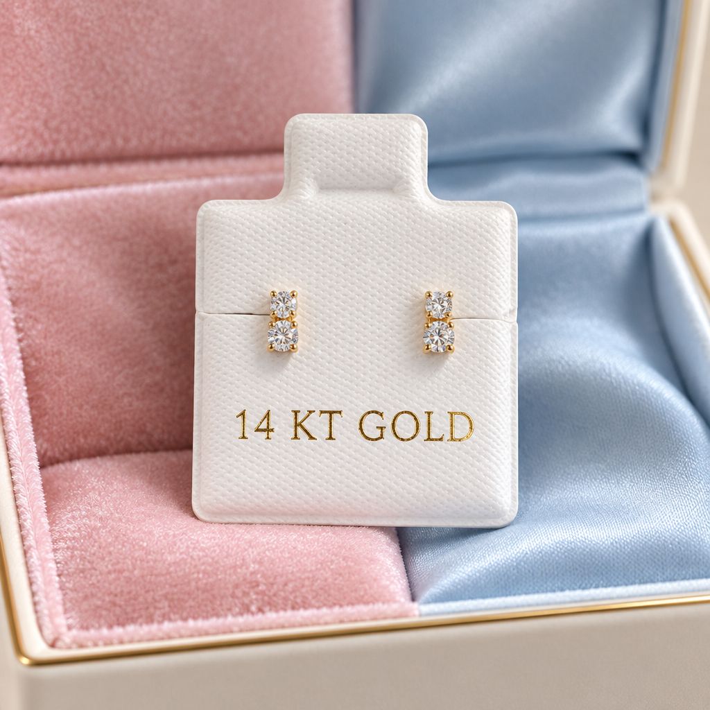 Broquel Tu y YO Oro 14K
