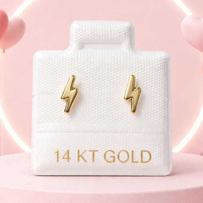 Broquel Rayito Mini Oro 14K