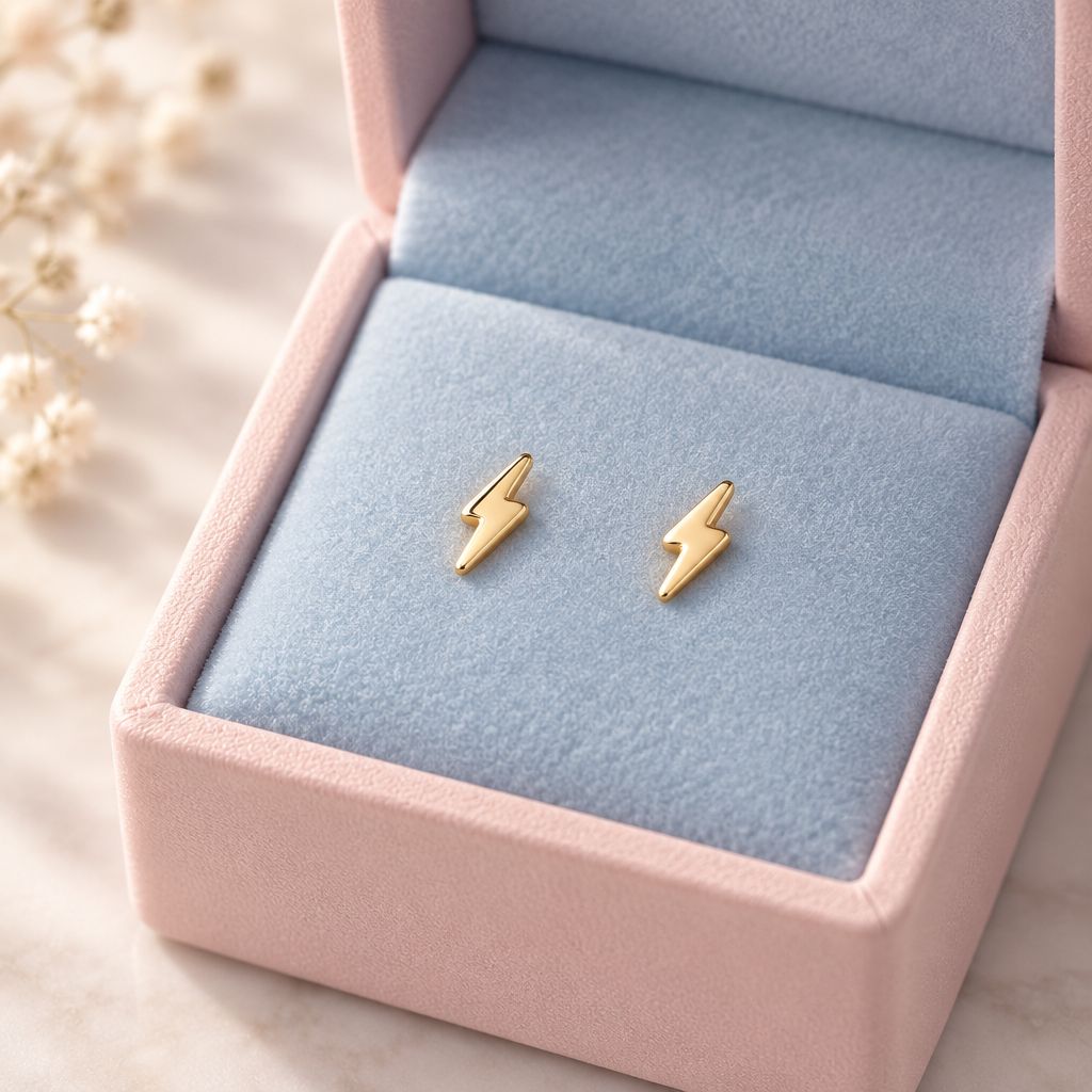 Broquel Rayito Mini Oro 14K
