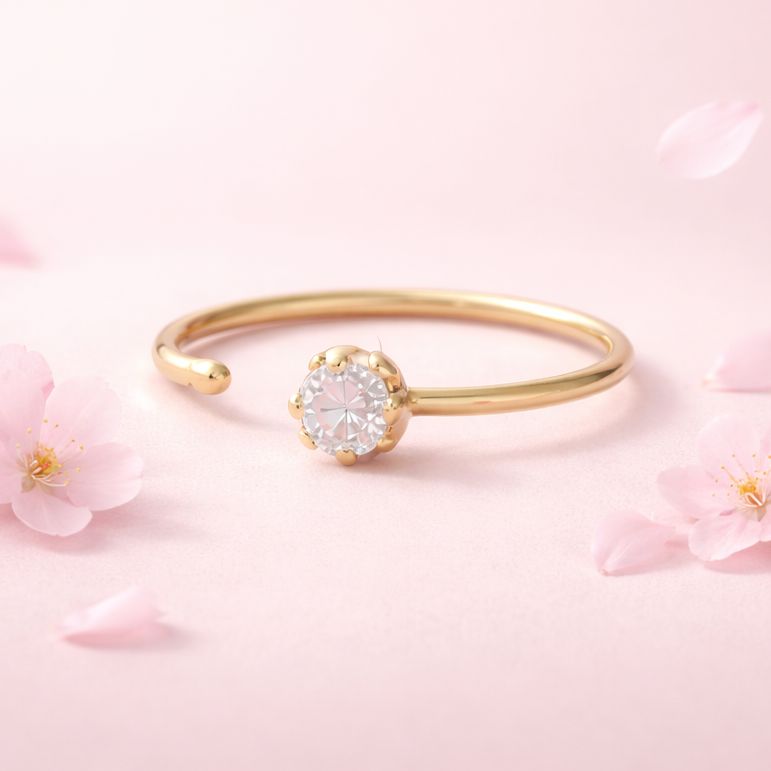 Simulador para nariz con Zirconia Oro 10K MX