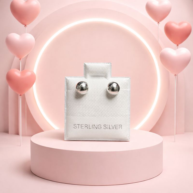 Broquel Dormilona 5MM Plata 925 MX