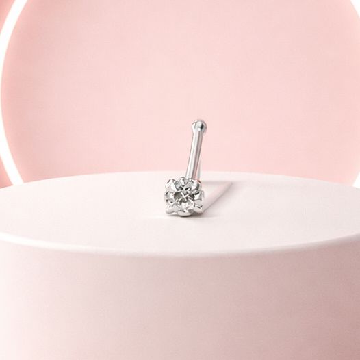 Piercing para Nariz Recto Plata 925 MX