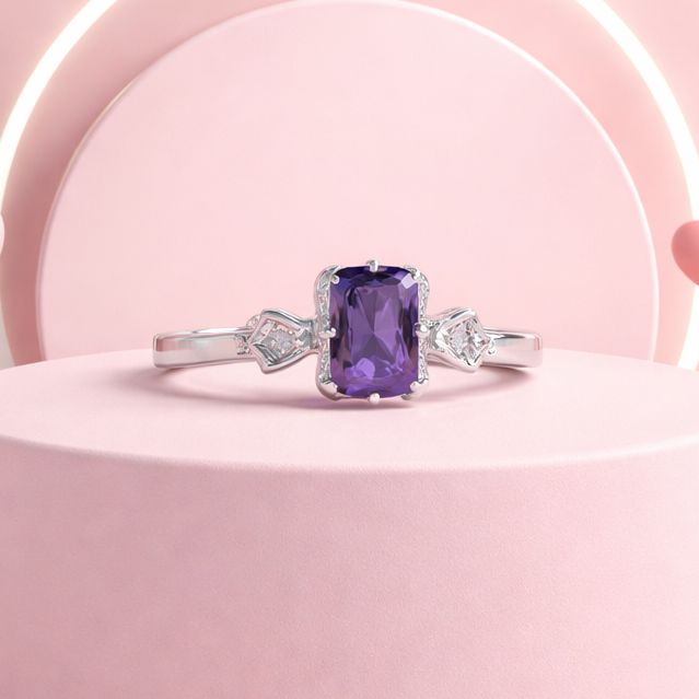 Anillo Niña princesa Plata 925 MX