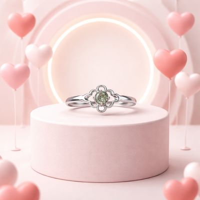 Anillo Niña Florecita   Plata 925 MX