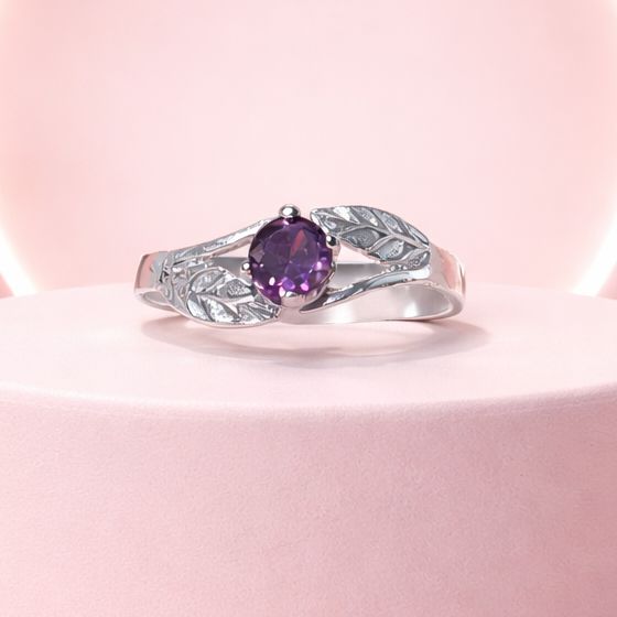 Anillo Niña Floral  Plata 925 MX