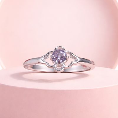 Anillo Niña Florecita   Plata 925 MX