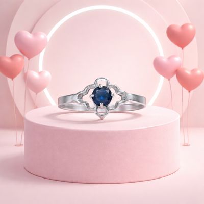 Anillo Niña Florecita   Plata 925 MX