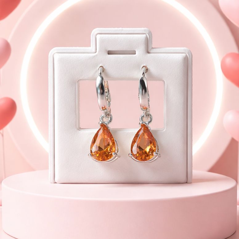 Arracada Facetada 1.5CM 2cm Plata 925 MX