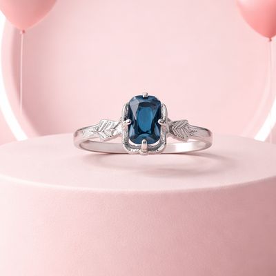 Anillo Nina Corte princesa Plata 925 MX