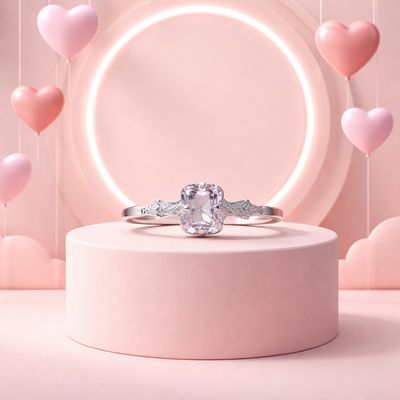 Anillo Nina Corte princesa Plata 925 MX