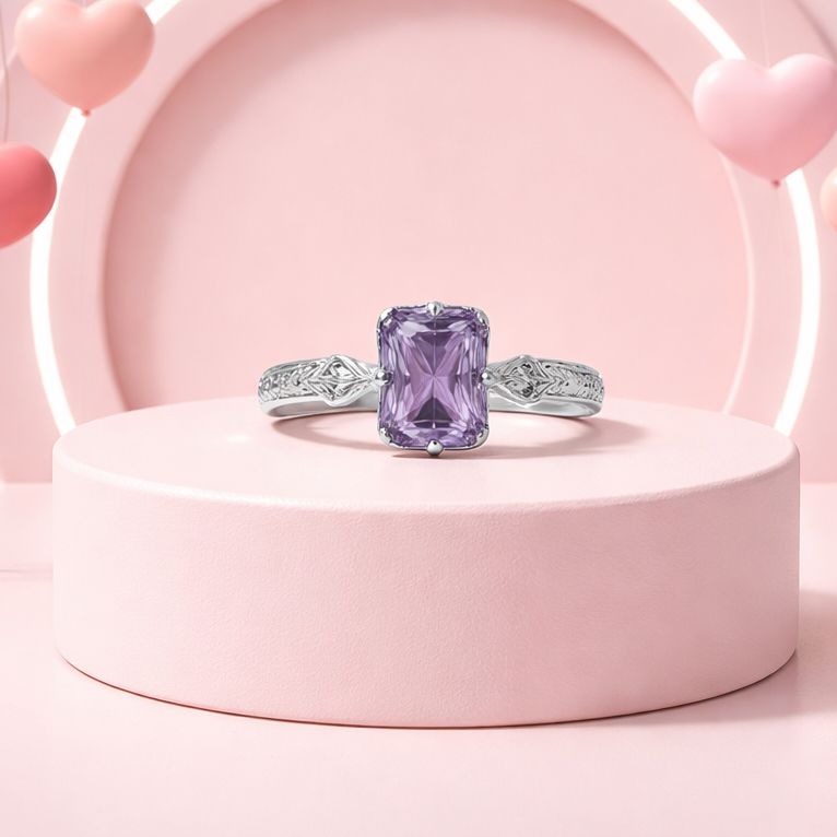 Anillo Nina Corte princesa Plata 925 MX