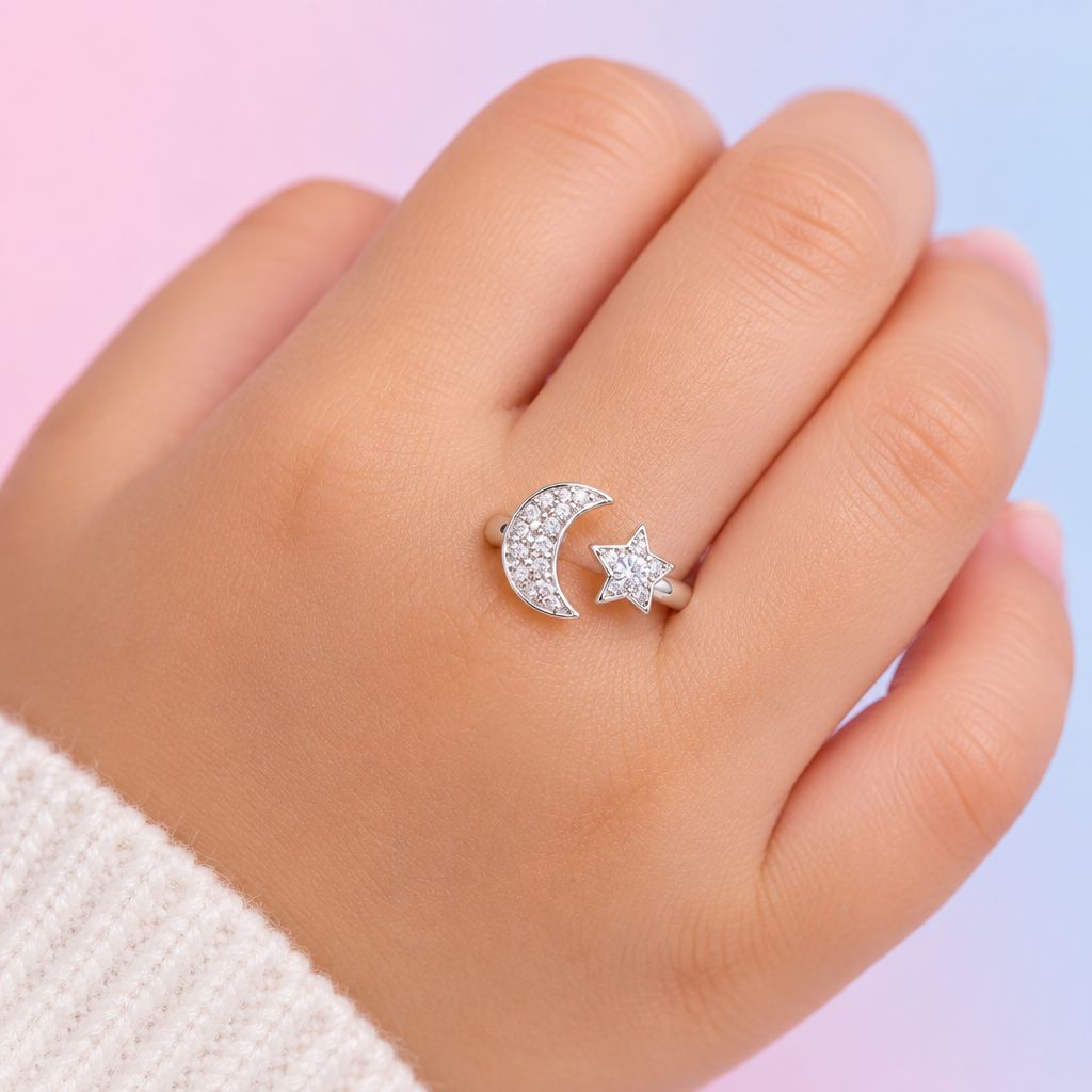 Anillo Niña Eclipse   Plata 925 MX