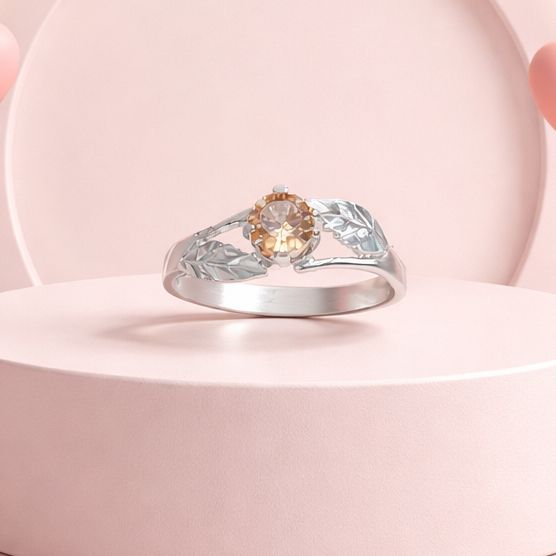 Anillo Niña Floral  Plata 925 MX