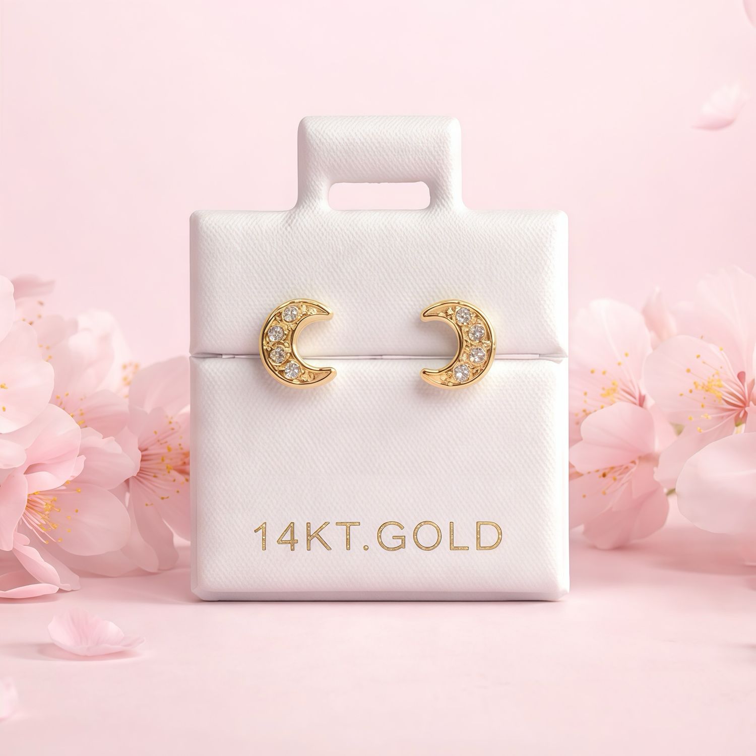 Broquel Lunas PP Oro 14K