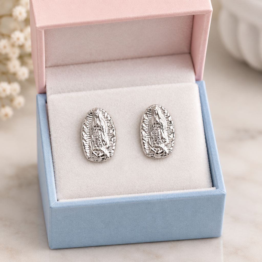Broquel Virgen de Guadalupe Plata 925 MX