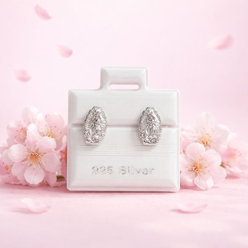 Broquel Virgen de Guadalupe Chica  Plata 925 MX