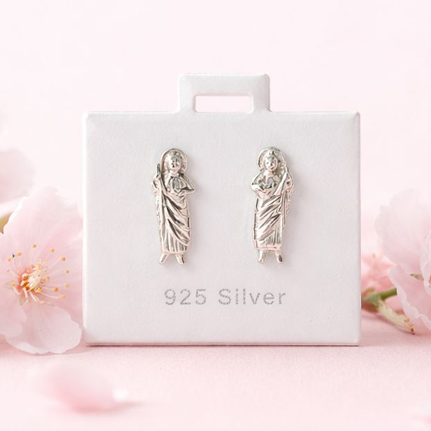 Broquel San Judas Grande Plata  925 MX