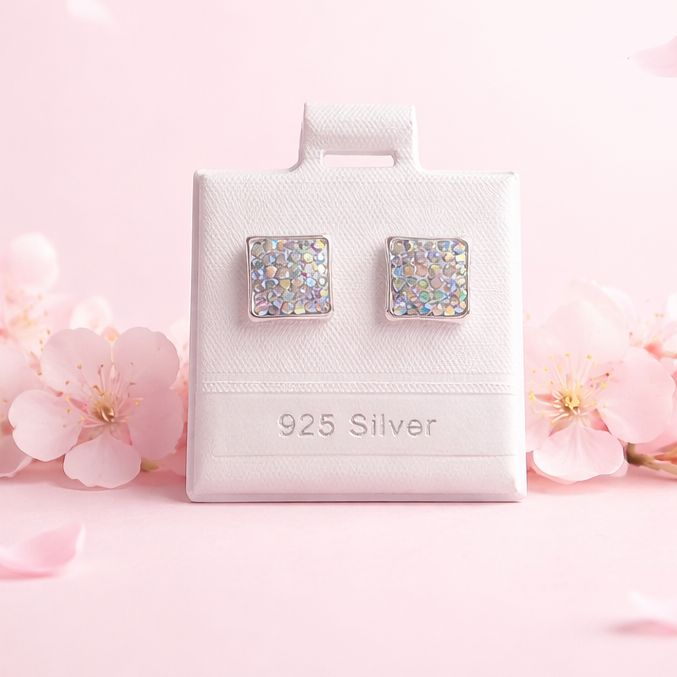 Broquel Cuadro con Pasta Plata 925 MX